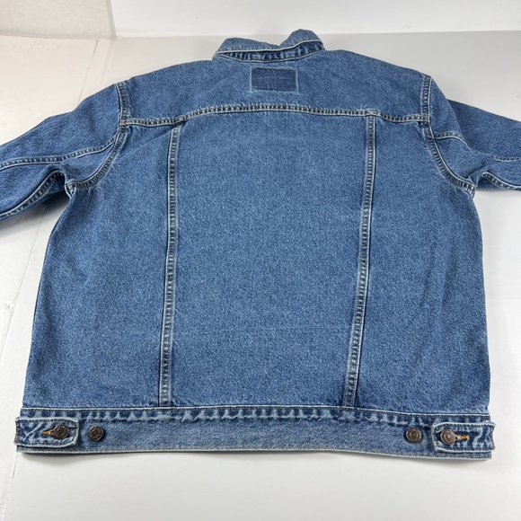 VTG Levi's Denim Jacket Extra Large Blue Trucker Type 3 Button Up 70507-0389 - Picture 11 of 14